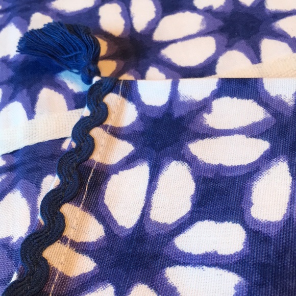 Paper Source Shibori Tea Kitchen Dish Towel Set of Two NWT Cotton 28”x 20”India - Picture 8 of 16